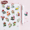 46 pcs/lot vintage flower stickers