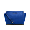 MICHAEL Michael Kors Selma Medium Saffiano Leather Messenger Blue