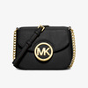 MICHAEL Michael Kors Fulton Small Leather Crossbody Black