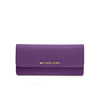 MICHAEL Michael Kors Jet Set Travel Slim Saffiano Leather Wallet Purple
