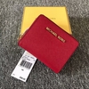 MICHAEL Michael Kors Jet Set Medium Travel Zip-Around Wallet Red