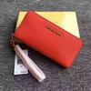 MICHAEL Michael Kors Jet Set Saffiano Leather Continental Wallet Red