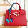 Hermes Kelly 28 or 25 rouge casaque color, epsom leather, sellier, palladium hardware