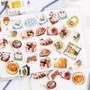 Delicious food mini paper stickers