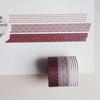 muji masking tape red
