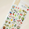 Flower paper stickers