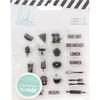 Heidi Swapp Memory Planner Clear Stamps -Fresh Start, Food