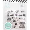 Heidi Swapp Memory Planner Clear Stamps -Fresh Start, Exercise
