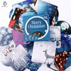46 Pcs Winter Merry Christmas Diary Stickers