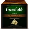 Черный чай в пирамидках Greenfield Velvet Praline, с ароматом шоколадного пралине, 15 шт