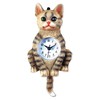 Часы с маятником "Кошка"