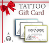 A gift card for tattoo or a gift card for beauty shop