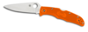 Нож Spyderco Endura 4 с оранжевой рукояткой
