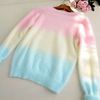 pastel gradient sweater