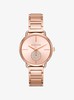 Michael Kors Portia Rose Gold-Tone Watch