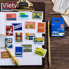 travel stamps stickers