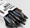 Pentel EnerGel-X Retractable Liquid Gel Pen, 0.5 mm, Black, Pack of 12