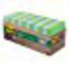 Post-it Recycled Super Sticky Notes, 2x Sticking Power, 3 in x 3 in, Bora Bora Collection, 24 Pads/Pack (654-24SST-CP)