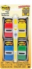 Post-it Flags Value Pack with Free Flag + Highlighter, Assorted Primary Colors, 1 in wide, 50 tabs per dispenser, 4-Dispensers (680-RYBGVA