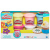 6 баночек с конфетти набор пластилина PLAY-DOH Hasbro b3423