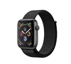 Apple Watch Series 4 (MU6E2RU/A) - 44 мм, алюминий «серый космос», спортивный браслет черного цвета