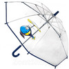 Зонт детский прозрачный ArtRain с вертолетом