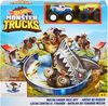 Набор игровой Hot Wheels Monster Trucks Столкновение с механической акулой FYK14