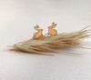 Золотые серьги Кролики от Veronika Jwl