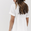 ASOS DESIGN button through smock in seersucker sun top