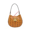 MCM Small Patricia Visetos Hobo In Brown