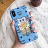 MCM Visetos Robot iPhone Case in Washed Blue