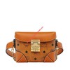 MCM Small Berlin Visetos Belt Bag In Brown