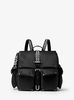 Olivia Medium Studded Satin Backpack | Michael Kors