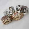 Moschino Logo Women Transparent Bracelets