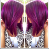 Выпрямитель для волос + фиолетовая краска