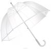 зонт прозрачный объемный без принта