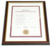 Queen's Diploma Frame (#5 Bostonian 11" x 14" Diploma Frame)