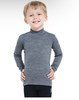 Термоводолазка детская для мальчиков с длинным рукавом серии SOFT CITY STYLE. Цвет серый