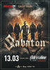 билет на Sabaton 13.03