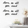 Надпись декоративная настенная «Love is all you need»