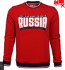 Свитшот мужской красный «Russia»