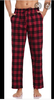 Пижамные штанишки в черно-красную клетку
