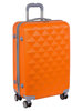 Новый чемодан с чехлом больше среднего - фиолетовый, прочный