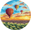 Набор для вышивания  "Воздушные шары на закате"