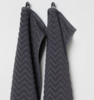 Полотенца H&M Темно-серый
