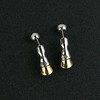 Burberry Palladium-plated Earrings