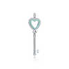 Tiffany Keys подвеска-ключ с сердцем, украшенным бусинами