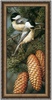Алмазная вышивка (мозаика) с маленькими птичками