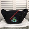 Balenciaga Explorer Logo Embroidered Beltpack In Black
