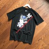 MLB NY Bark Short Sleeve T-shirt New York Yankees Black